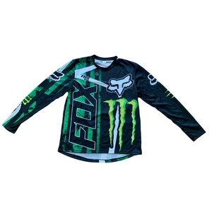 Men’s XL RARE retro Monster Energy Fox Racing Jersey/ Shirt
